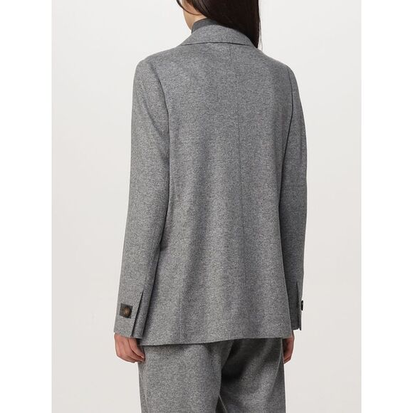 Brunello Cucinelli Blazer Woman Grey -